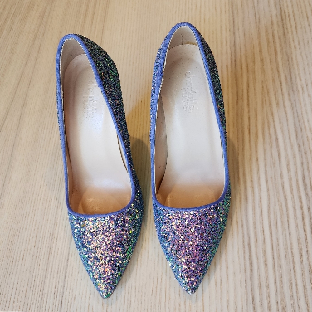 Charlotte Russe Glitter Heels
